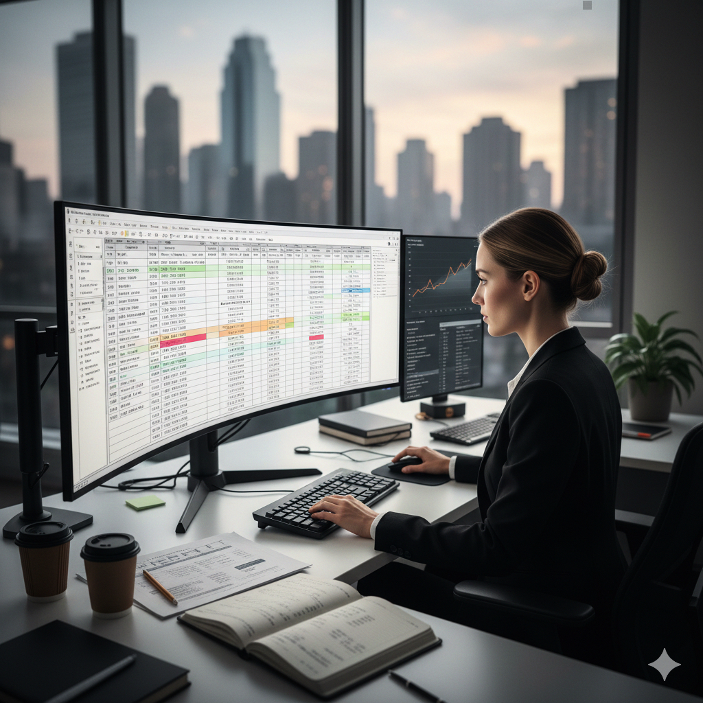 Exhibición de servicios que apoyan inversión y finanzas personales